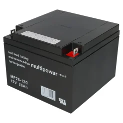 Multipower MP26-12C AGM Zyklenakku 12V 26Ah – M5