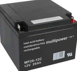 Multipower MP26-12C AGM Zyklenakku 12V 26Ah – M5