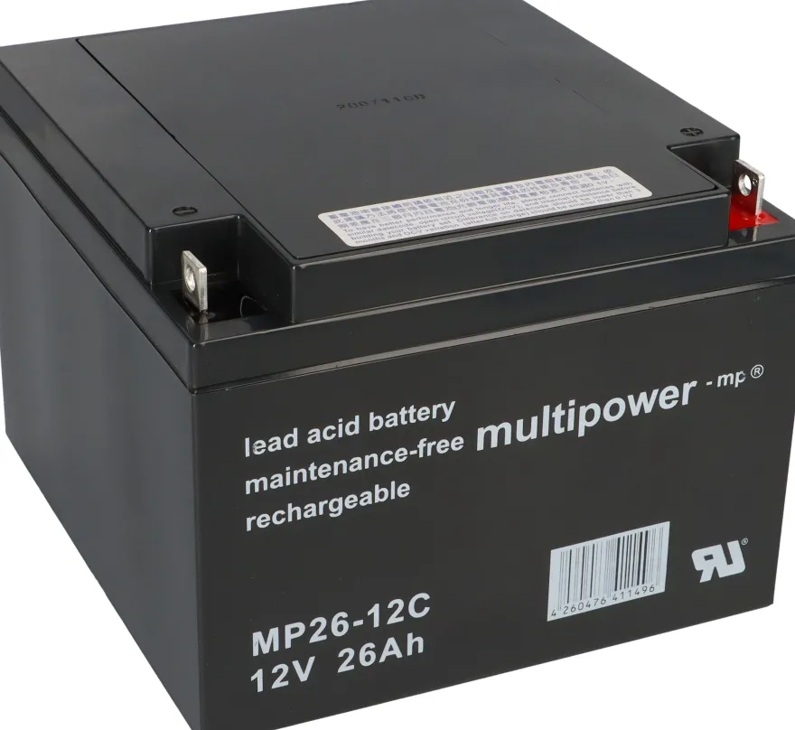 Multipower MP26-12C AGM Zyklenakku 12V 26Ah – M5