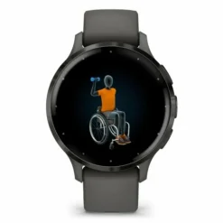 Multisport GPS-Uhr Garmin Venu 3S 41 mm Pebble Gray