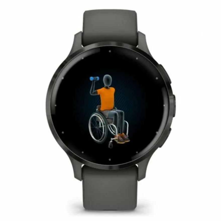 Multisport GPS-Uhr Garmin Venu 3S 41 mm Pebble Gray