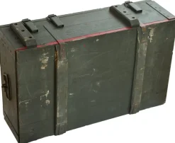 Munitionskiste AD-81 Armeekiste Militärkiste Schatztruhe Holztruhe 20-40 Jahre