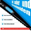Muozlop 5er Set Säbelsägeblätter 300mm, 6/12 TPI für Holz und Nägel, universell