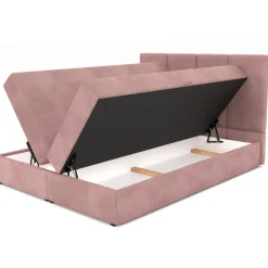 Muralo Kontinentalbett mit zwei Bettkasten Doppelbett Polsterbett für Schlafzimmer