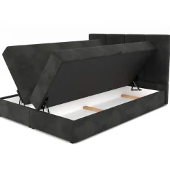 Muralo Kontinentalbett mit zwei Bettkasten Doppelbett Polsterbett für Schlafzimmer