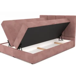 Muralo Kontinentalbett mit zwei Bettkasten Doppelbett Polsterbett für Schlafzimmer