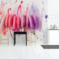 Muralo VINYL Fototapete XXL TAPETE Esszimmer bunte Kuchen 3206