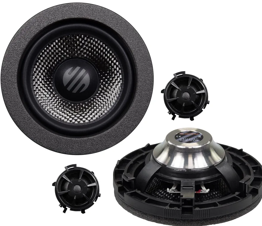 MUSWAY Kompo-Kit Lautsprecher Auto Boxen Set 10 cm CSM-206C