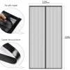 Mycarbon Fliegengitter Tür Magnet 120x220cm - Insektenschutz Balkontür ohne