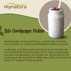 Mynatura Bio Cordyceps Pilzpulver – 200g