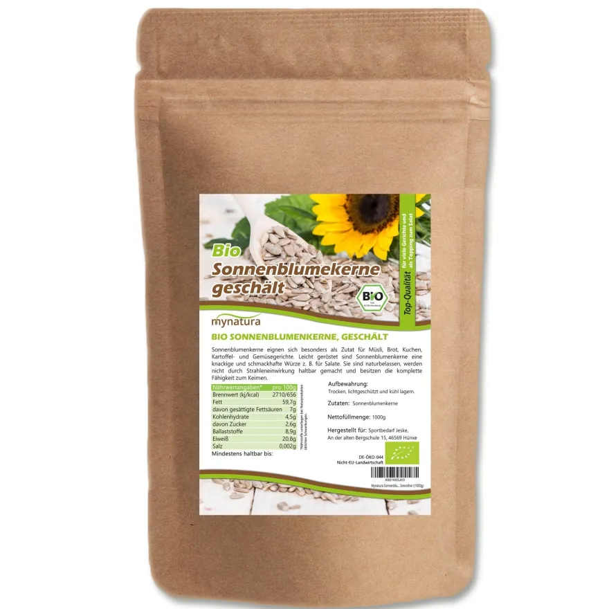 Mynatura Bio Sonnenblumenkerne - 1000g
