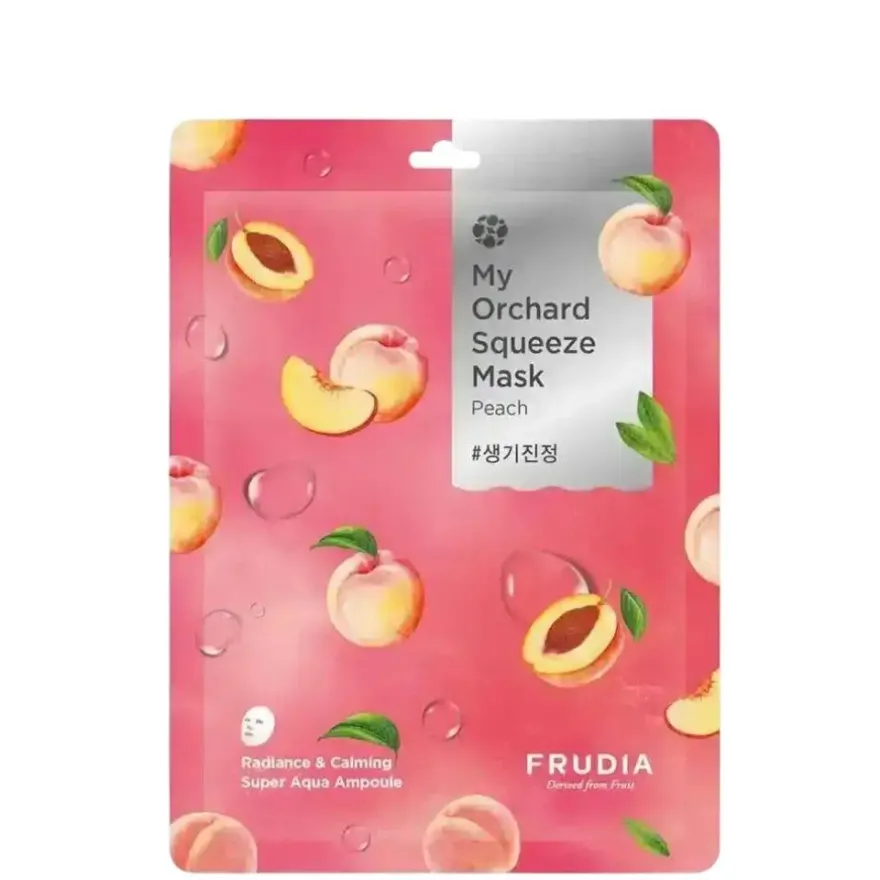 My Orchard Squeeze Mask, Pfirsich, beruhigend, Tuchmaske, für Gesicht, 21 ml
