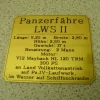 Namensschild für Modellständer oder Diorama - Panzerfähre Ponton