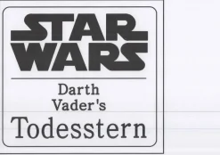 Namensschild für Modellständer oder Diorama - STAR WARS Todesstern