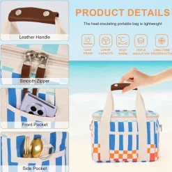Nanxson Isolierte Kühltasche 9L/15L/29L - Wiederverwendbare Lunchtasche für