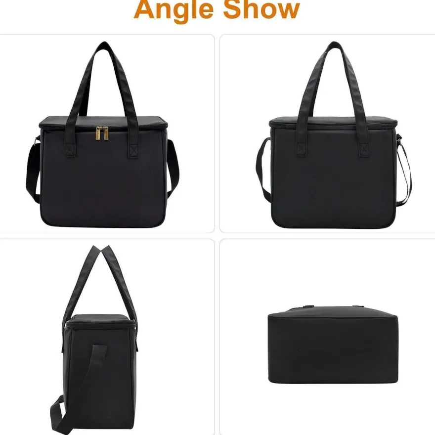 Nanxson Isolierte Lunchtasche, Wiederverwendbare Kühltasche mit Blumenmuster