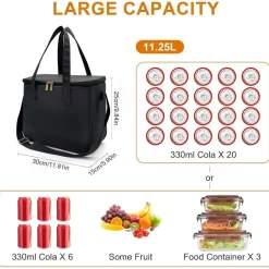 Nanxson Isolierte Lunchtasche, Wiederverwendbare Kühltasche mit Blumenmuster