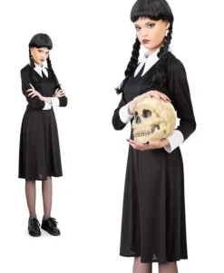 narrenwelt Horror Wendy Halloween Mädchen Kleid 1tlg. Cosplay Teen SALE