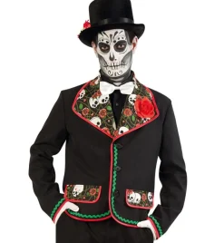 narrenwelt Kostüm Jacke El Fargo Totentag tex mex Look Geisterstunde Halloween