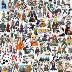 100 Naruto Aufkleber, wasserfeste Vinyl Stickers für Auto, Motorräder, Laptop
