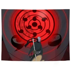 Naruto Itachi Wandteppich Obito Tapestry Kinder Akatsuki Wandbehänge Hintergrundtuch