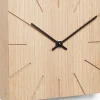 Natuhr Wanduhr / Tischuhr Beam Eiche Massivholz Funkuhr 8NU2-11-1