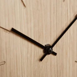 Natuhr Wanduhr / Tischuhr Beam Eiche Massivholz Funkuhr 8NU2-11-1
