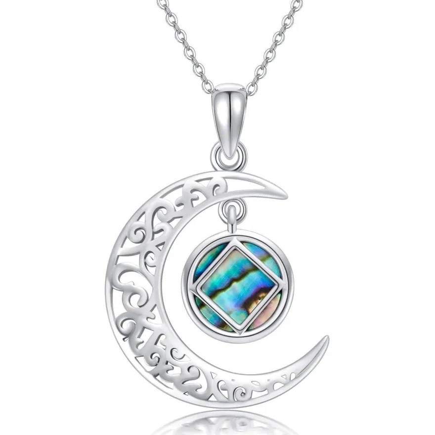 Nüchternheits Geschenk Frauen Sterling Silber NA Schmuck Halskette