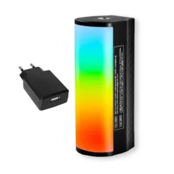 Neewer Dauerlicht TL98C magnetisches RGB Hand-Stablicht mit Netzteil