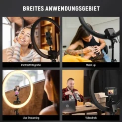 Neewer Ringlicht SRP18-2.4G LED-Leuchte mit Fernbedienung