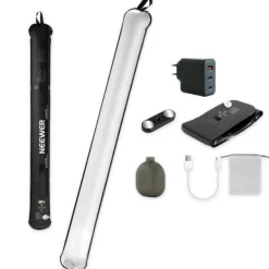 Neewer Stablicht GC21B aufblasbare Bi-Color Leuchte mit Ladegerät