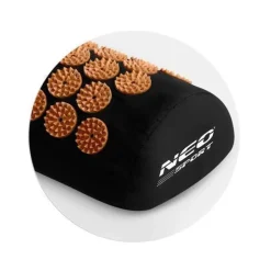 Neo-Sport NS-901 Schwarze und goldene Akupressurmatte mit Noppen