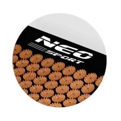 Neo-Sport NS-901 Schwarze und goldene Akupressurmatte mit Noppen