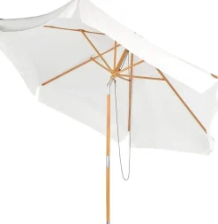 NEU 2er Set Neigbarer Sonnenschirm Holzgestell für UV Schutz Terrasse Garten BBQ