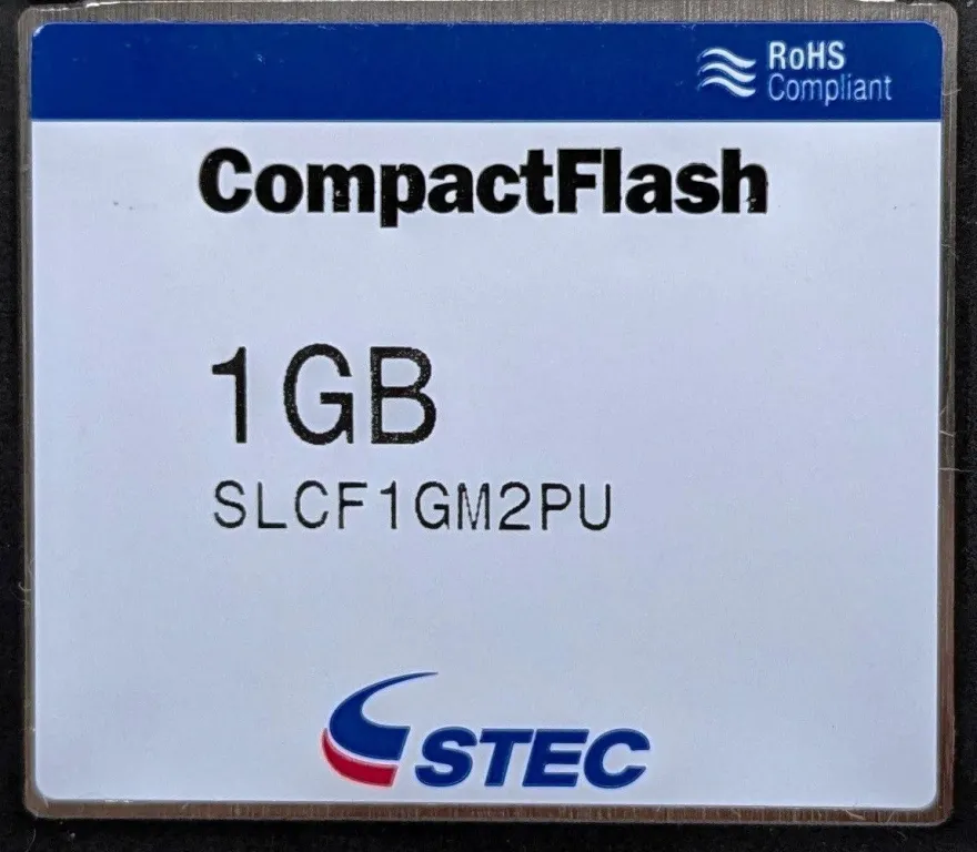 NEU: 1 GB Stec CompactFlash CF Compact Flash 1GB Western Digital WD