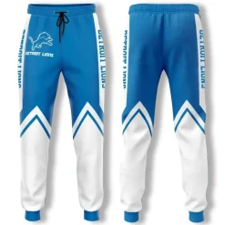 Neu Herren Fußball Hose Detroit Lions Zweifarbige drucke Sporthose