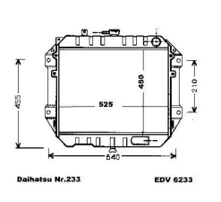 NEU + Kühler > Daihatsu Rocky .2 ( 2.8 D / TD > Schaltgetriebe ] - 1640087642 MF