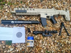 NEU Softair Airsoft Scharfschützen Gewehr Set + 1000 Schuss 6mm ab 14 Jahre