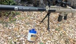 NEU Softair Airsoft Scharfschützen Gewehr Set + 1000 Schuss 6mm ab 14 Jahre