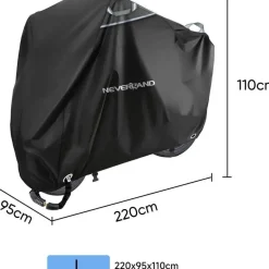 Neverland Motorrad Abdeckplane Outdoor 300D Wasserdicht Winterfest für