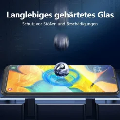 NEW'C 3x Panzerglas für Samsung Galaxy A30/M30/M30s - Kratzfrei, 9H Härte, HD