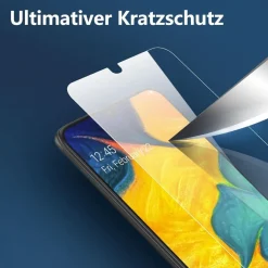 NEW'C 3x Panzerglas für Samsung Galaxy A30/M30/M30s - Kratzfrei, 9H Härte, HD