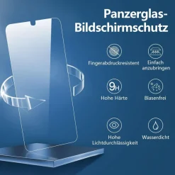NEW'C 3x Panzerglas für Samsung Galaxy A30/M30/M30s - Kratzfrei, 9H Härte, HD