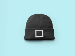 New Wintermütze Squid Game Netflix Kreis Viereck Dreieck SQ Beanie Mütze Unisex