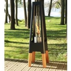 Nexo Bio-Ethanol Outdoor Lampe Schwarz