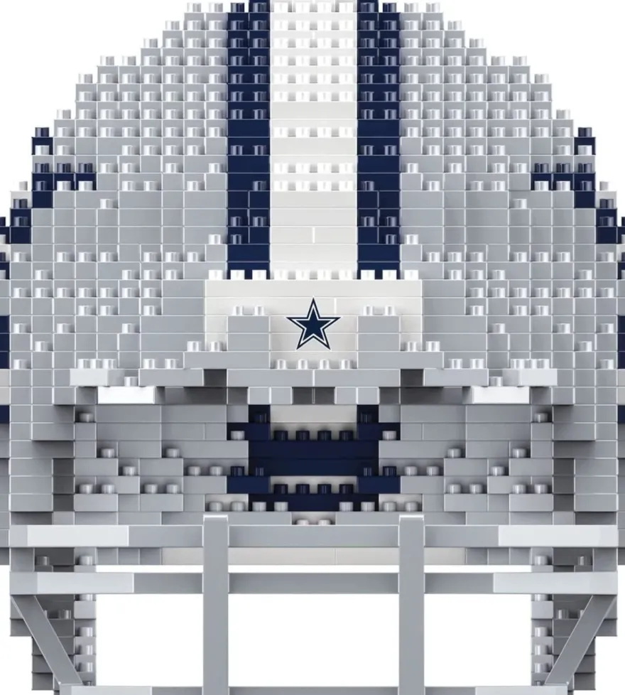 NFL Dallas Cowboys 3D BRXLZ Puzzle Helm Set Football Footballhelm
