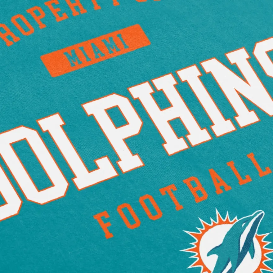 NFL Miami Dolphins Beach Towel Strandtuch Badetuch Property of 5051586207487