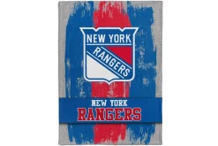 NHL Kuscheldecke New York Rangers Decke Fleece Throw Brush Blanket 150x200cm