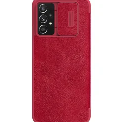 Nilkin ECHT LEDER Flip Klapp Handytasche mit Kameraschutz Handyhülle kompatibel mit