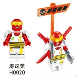 Ninja Minifiguren Set Bausteine Figuren kompatibel Ninjago Konstruktionsspielzeug